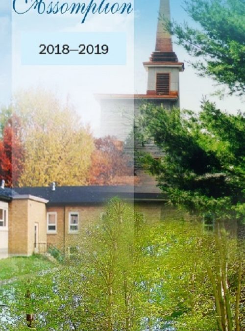 Programmation 2018-2019 au Centre de prière Assomption